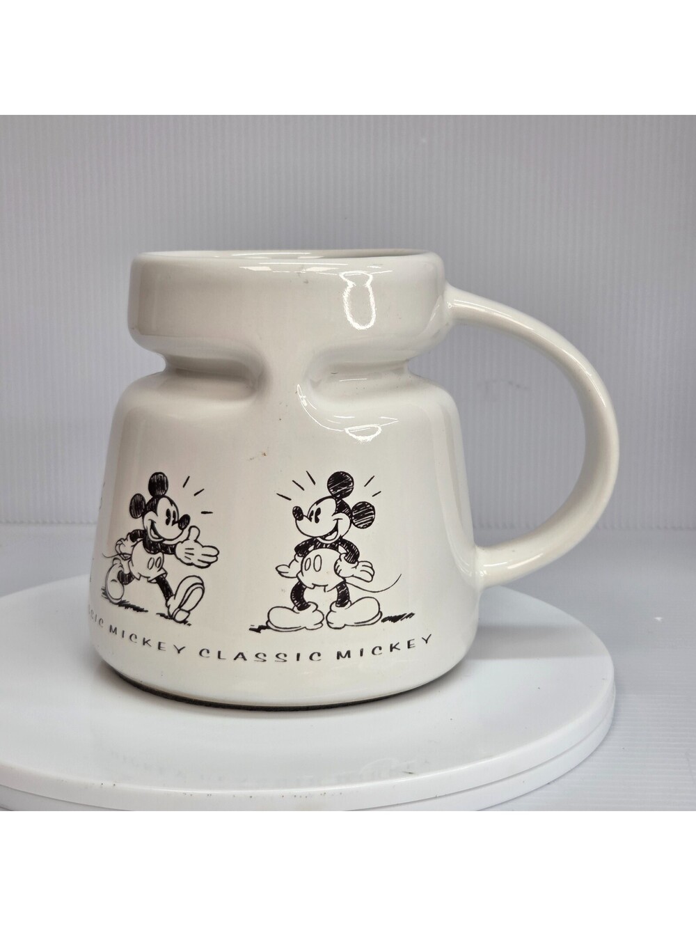Vintage Disney Mickey Mouse Highwave Joe Beene Travel Mug Lid USA 16oz